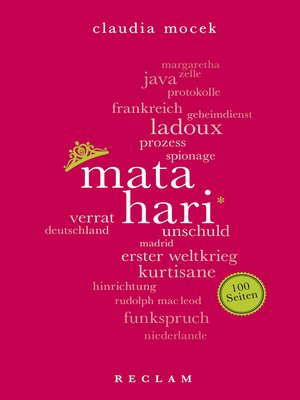 cover image of Mata Hari. 100 Seiten